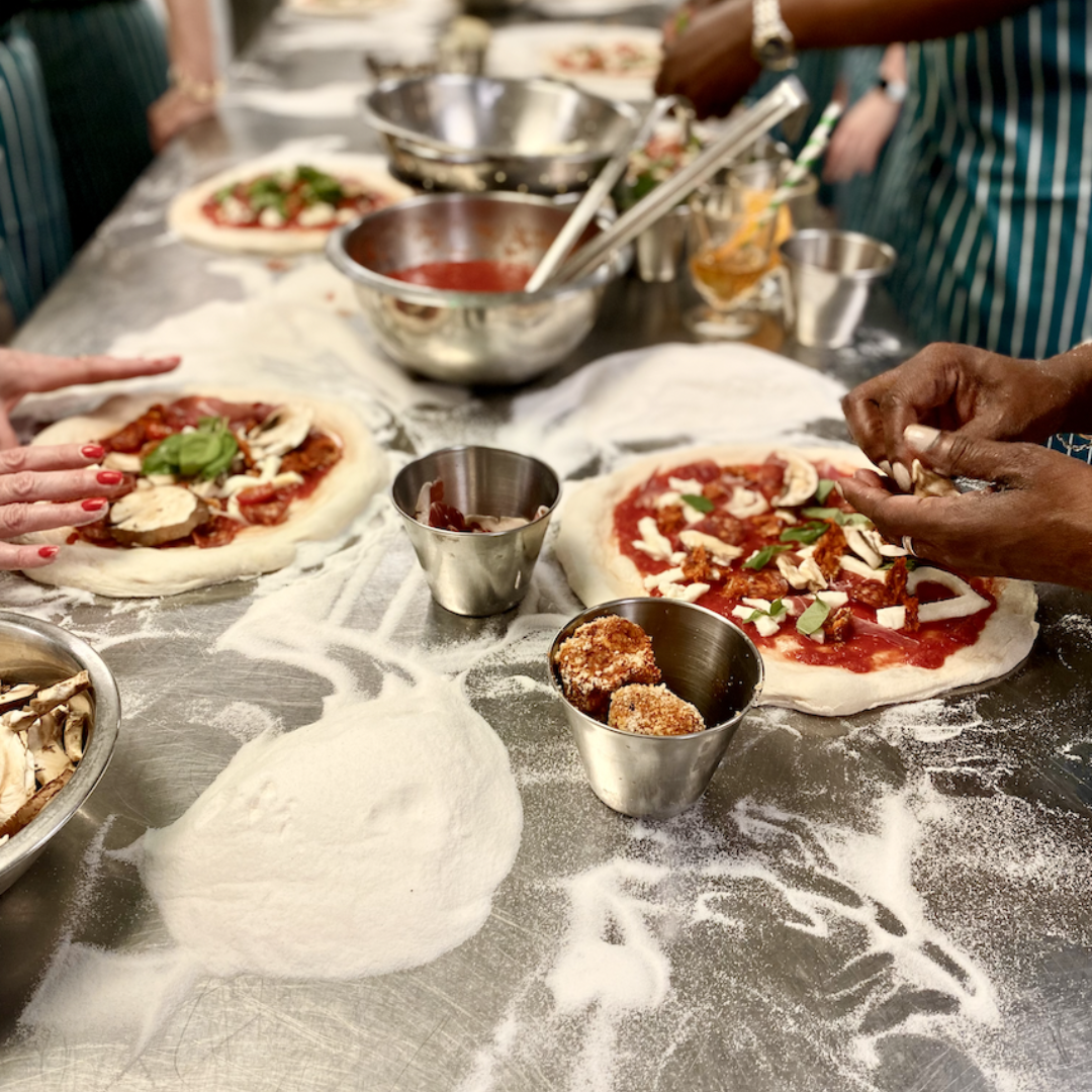 Pizza Making Date Night event for ages 29-42